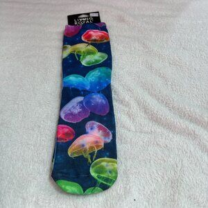 Living Royal Jellyfish Photo Print Knee High Socks Unisex One Size New